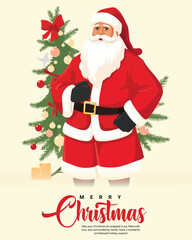 Merry Christmas social media post

