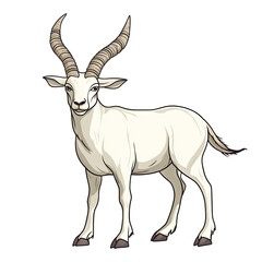 Fototapeta premium Addax | Icon | Anime