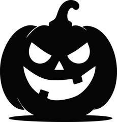 Pumkin Face Silluette