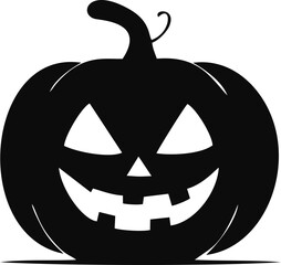 Pumkin Face Silluette