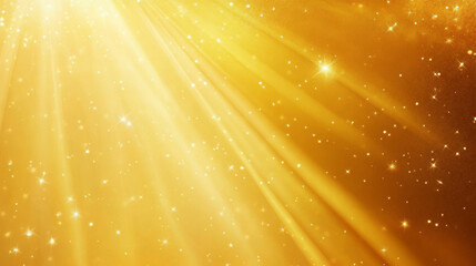 Fototapeta premium A bright yellow design with stars, perfect for an astrology website. The background has a soft, starry look and is simple and easy on the eyes.