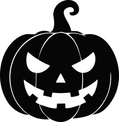 Pumkin Face Silluette