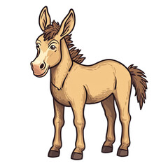 Fototapeta premium Donkey | Icon | Anime