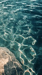 Fototapeta premium Clear Water Ripples Surface 