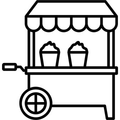 Popcorn Stand Icon