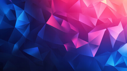 Obraz premium A cool, geometric banner for esports events. It has a low-poly design with space for text. Perfect for promoting online gaming tournaments or showcasing pro gamer teams.low poly vector illustration.