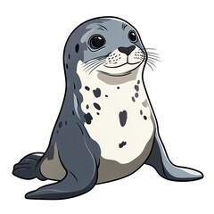 Obraz premium Leopard Seal icon