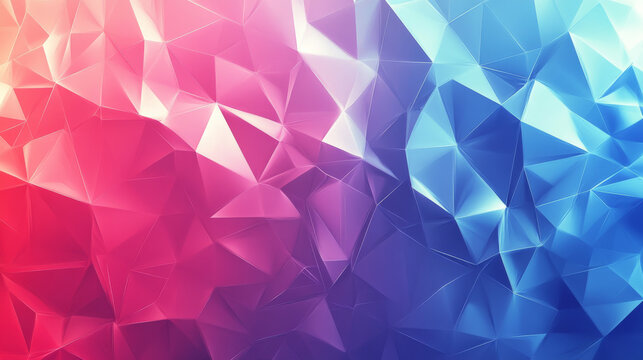 A cool, geometric banner for esports events. It has a low-poly design with space for text. Perfect for promoting online gaming tournaments or showcasing pro gamer teams.low poly vector illustration.