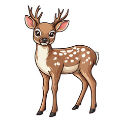 Fototapeta premium Marsh Deer | Icon | Anime
