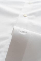 blacket of  white shirt