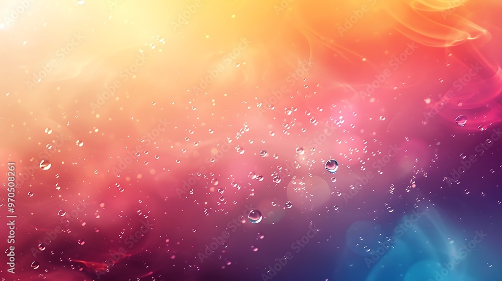 Poster colorful gradient background, perfect for creative projects with a plain backdrop and ample copy spa