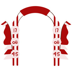 Indonesia Independence Day Decoration Illustration