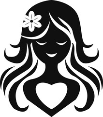 vector style fashion girl 