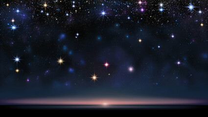 Endless mysteries in the starry heavens bright AI Generation