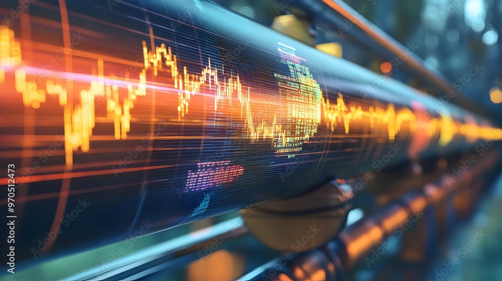 Aufkleber financial analytics and performance monitoring in the energy industry:analyzing oil and gas pipeline