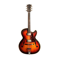 Obraz premium Vintage Hollow Body Guitar