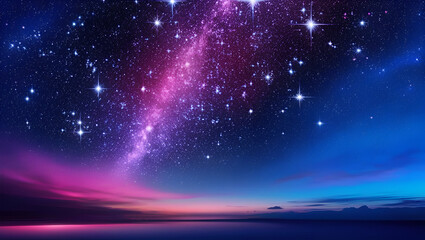 Endless mysteries in the starry heavens bright AI Generation