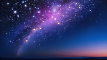 Endless mysteries in the starry heavens bright AI Generation