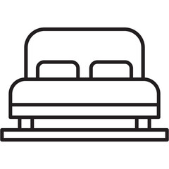 Double Bed Icon