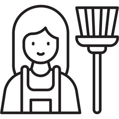 Housekeeping Staff Icon