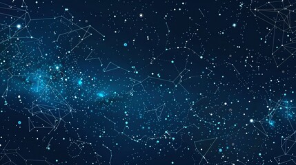 Fototapeta premium 34. Retro celestial vector set featuring star compositions, including a star arch and shiny elements. The design showcases starry dots, comets, and abstract constellations, with intricate details and