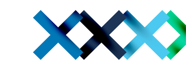 Obraz premium Colorful squares, lines minimal abstract background. Vector Illustration For Wallpaper, Banner, Background, Card, Book Illustration, landing page