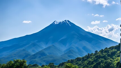 Fototapeta premium mountain landscape with clouds