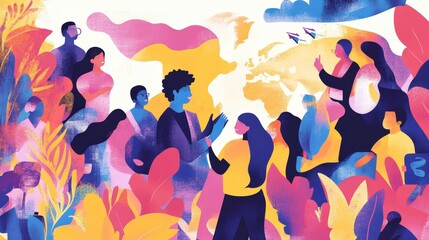 future where global connectivity fosters collaboration and cultural exchange.