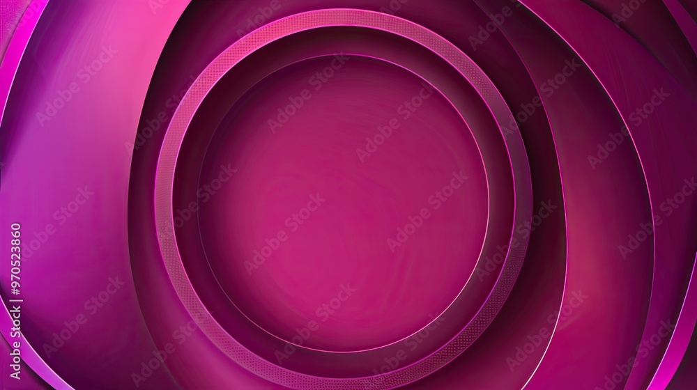 Aufkleber a vibrant abstract design featuring layered circles in shades of pink, creating a modern and dynamic