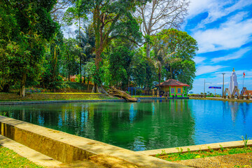portrait of water tourism in one of the cities of Kuningan