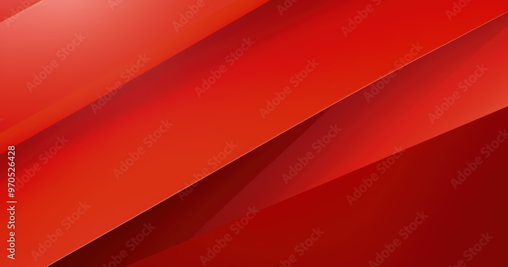 Aufkleber a vibrant abstract design featuring layered shades of red, creating a dynamic and modern visual effe