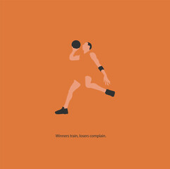 Fototapeta premium basketball players