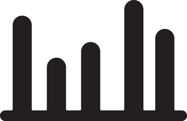 Business charts and graphs icon vector