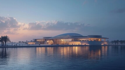 Modern Architecture by Water.