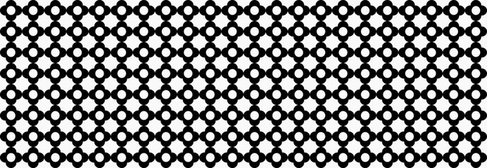 Abstract, Geometric, Lines, pattern, circle, square, Illustration, vector, alternating overlapping, symmetrical, orderly arrangement background, black and white, banner, website, template, dark.