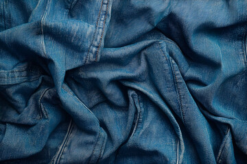  Close-Up of Whole Denim Texture