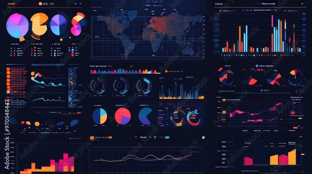 Aufkleber comprehensive financial dashboard displaying key performance indicators.