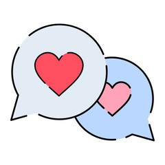 Love Chat Icon