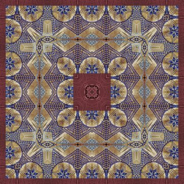 Embroidery and batik design concept. Antique art for clothing print, sublimation block etc. New trendy wallpaper, cover photo, interior decoration idea. Abstract pattern for the carpet background