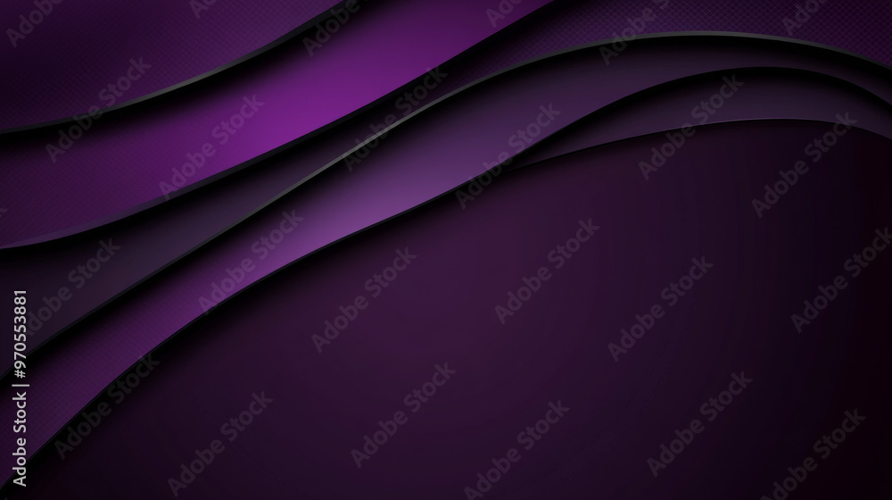 Poster a stylish design with a smooth purple background, perfect for reports, brochures, or websites. it fe