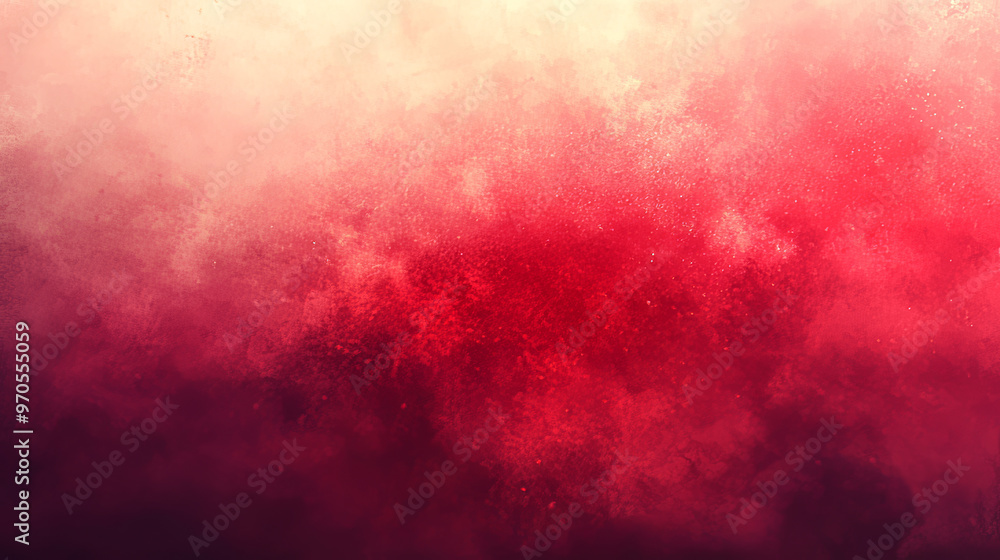 Poster a vibrant, blurry red background with a textured feel. this new design uses a gradient to create a s