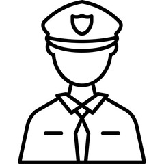 Police Uniform Icon