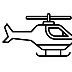 Police Helicopter Icon