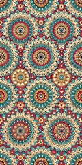 Gradient african pattern design