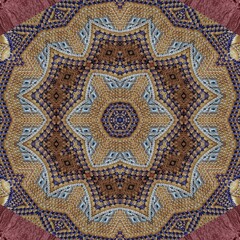 Traditionally combined tie dye batik and embroidery design made with sublimation block print. Allover design made for stitch work or printing on fabric, dress, carpet, shawls, pillowcase, curtains etc
