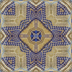 Traditionally combined tie dye batik and embroidery design made with sublimation block print. Allover design made for stitch work or printing on fabric, dress, carpet, shawls, pillowcase, curtains etc