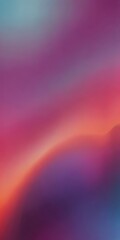 Obraz premium The image is a blurred, abstract representation of a sunset, with a gradient of colors transitioning from deep purple to bright orange, and then to a lighter shade of blue.