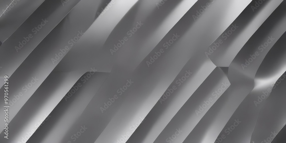 Poster a close-up view of a metallic surface with a repeating pattern of diagonal lines, creating a sense of movement and depth.