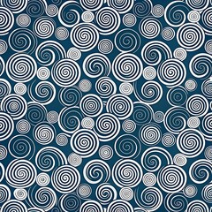 Abstract chaotic circles design pattern background