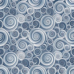 Abstract chaotic circles design pattern background